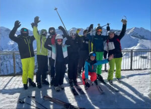 Ski-Ausfahrt