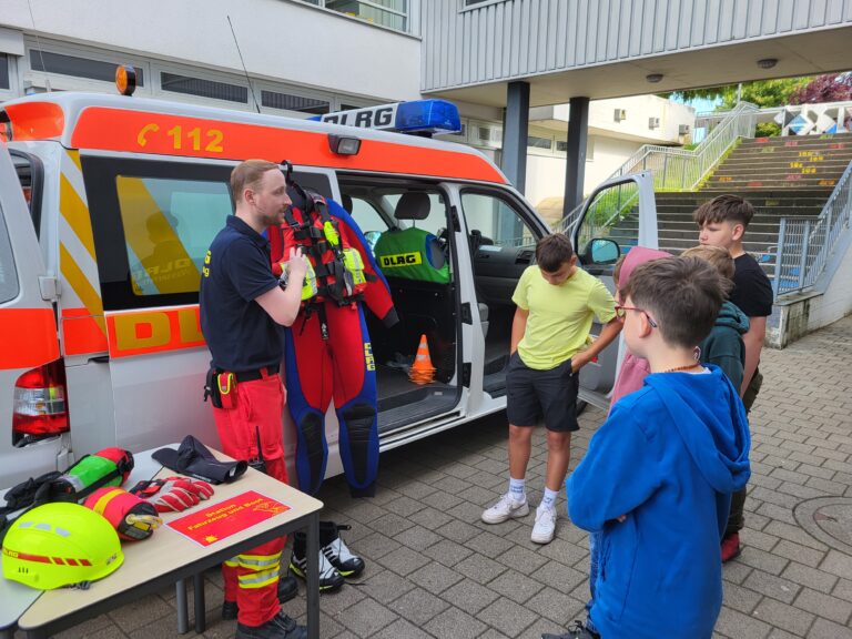 Aktionstag zum Katastrophenschutz an der MFR