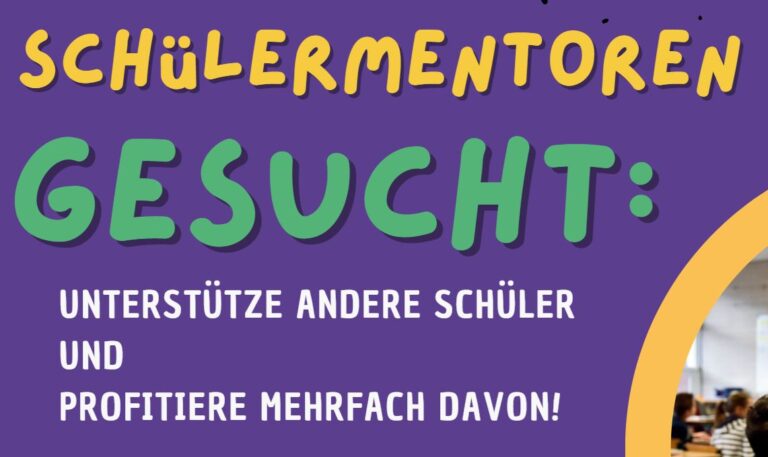 Schülermentoren gesucht