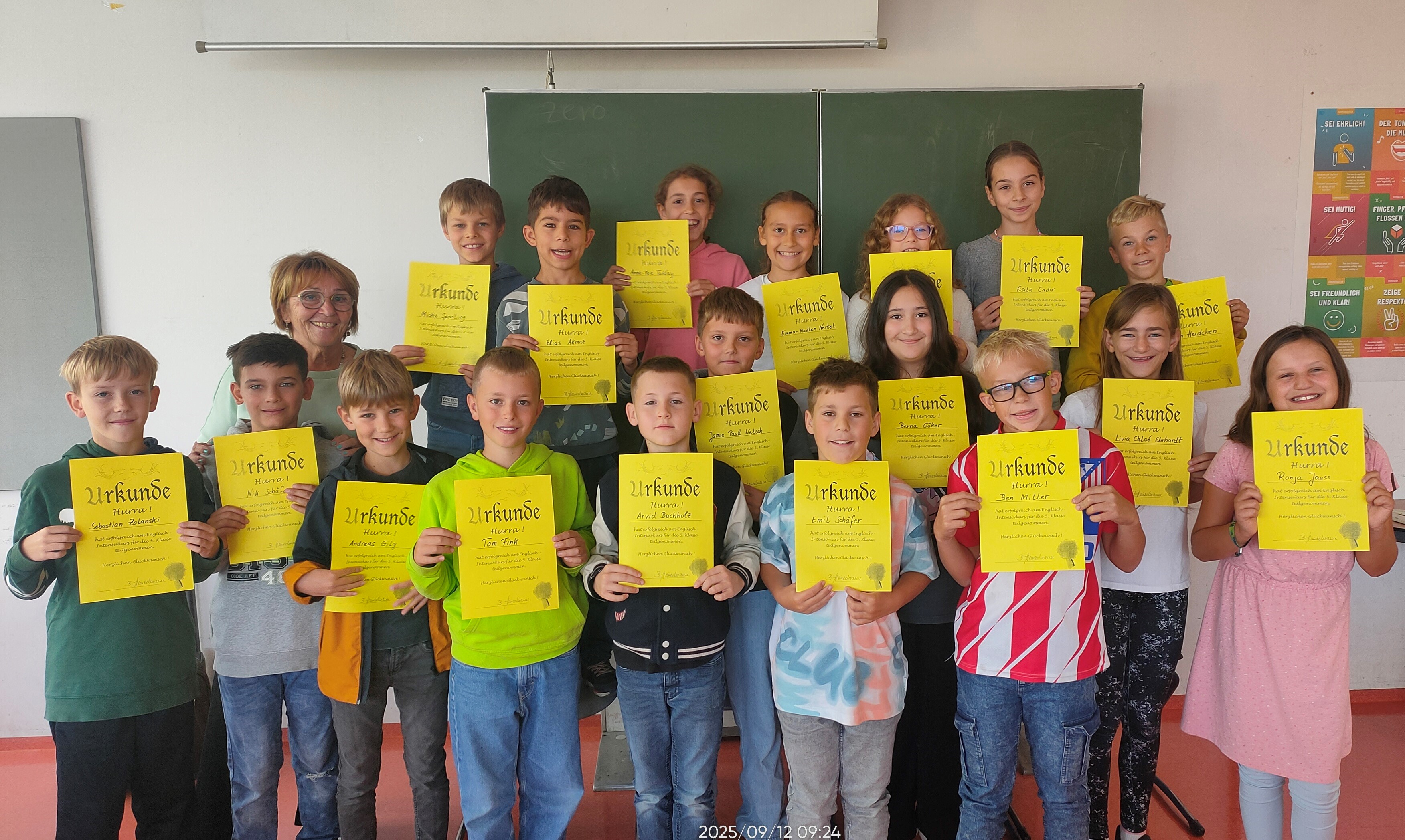 Englischkurs für die neuen Fünftklässler an der Matern-Feuerbacher-Realschule