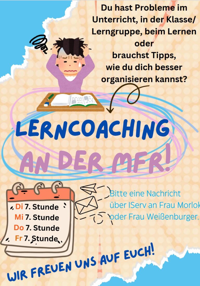 Jetzt auch Mentoring für die Klassen 8-10 an der MFR